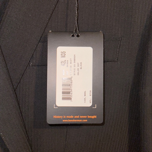 NWT Ben Sherman Men’s Suit (42L) - Picture 2 of 5